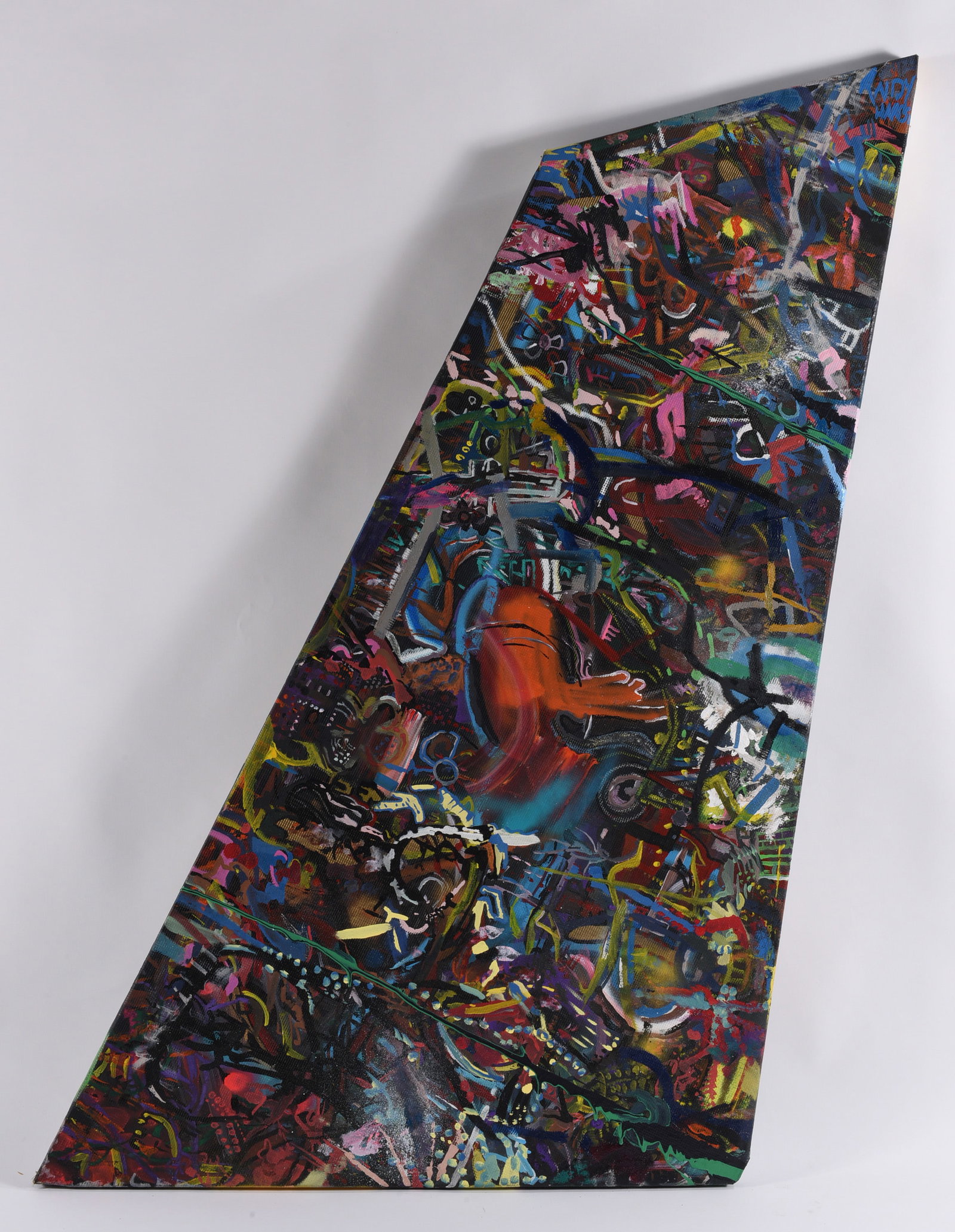Andrew Harbin Sr. "Andy Harbin" Outsider Art Painting (1 of 2)