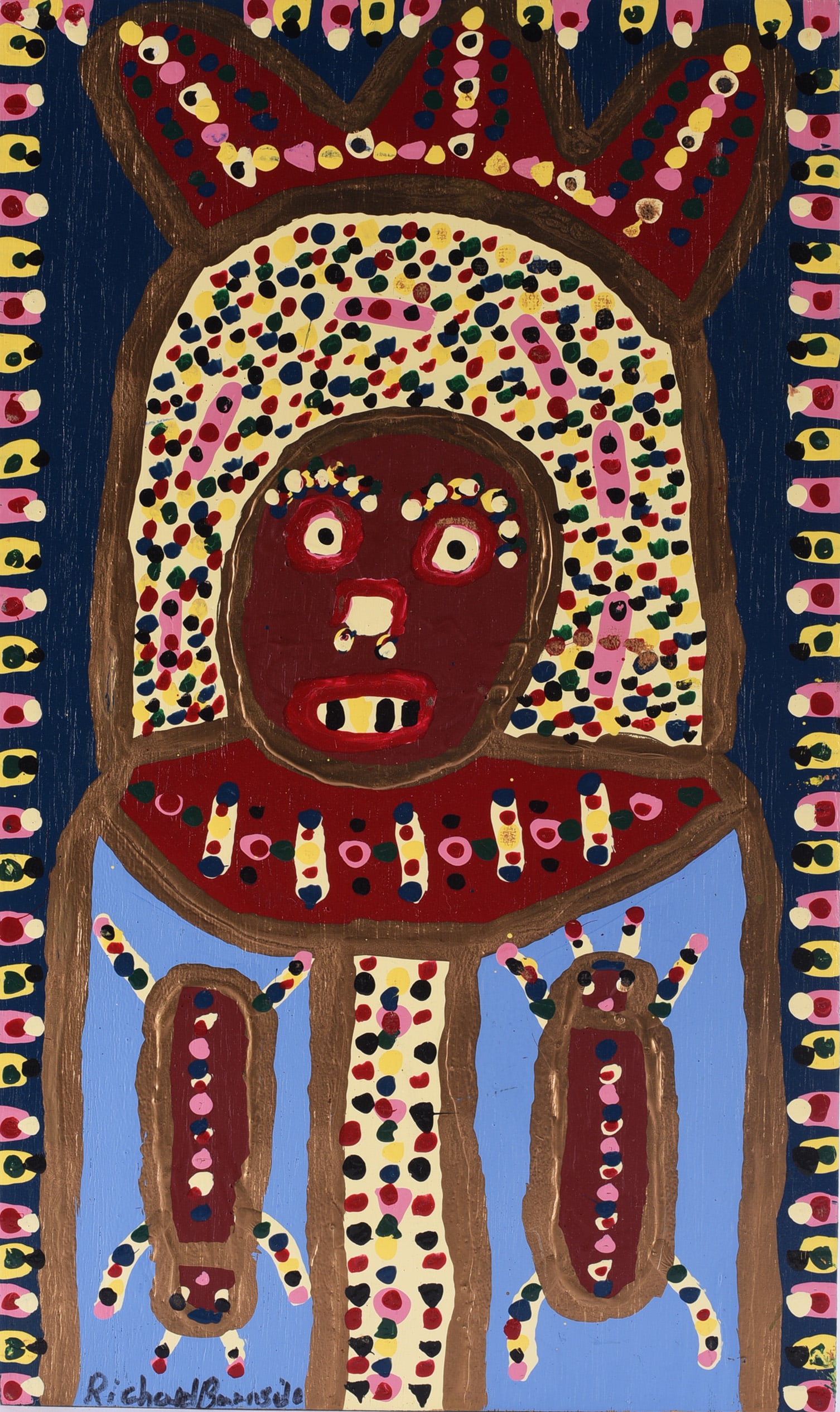 Richard Burnside Outsider Art Painting (1 of 2)
