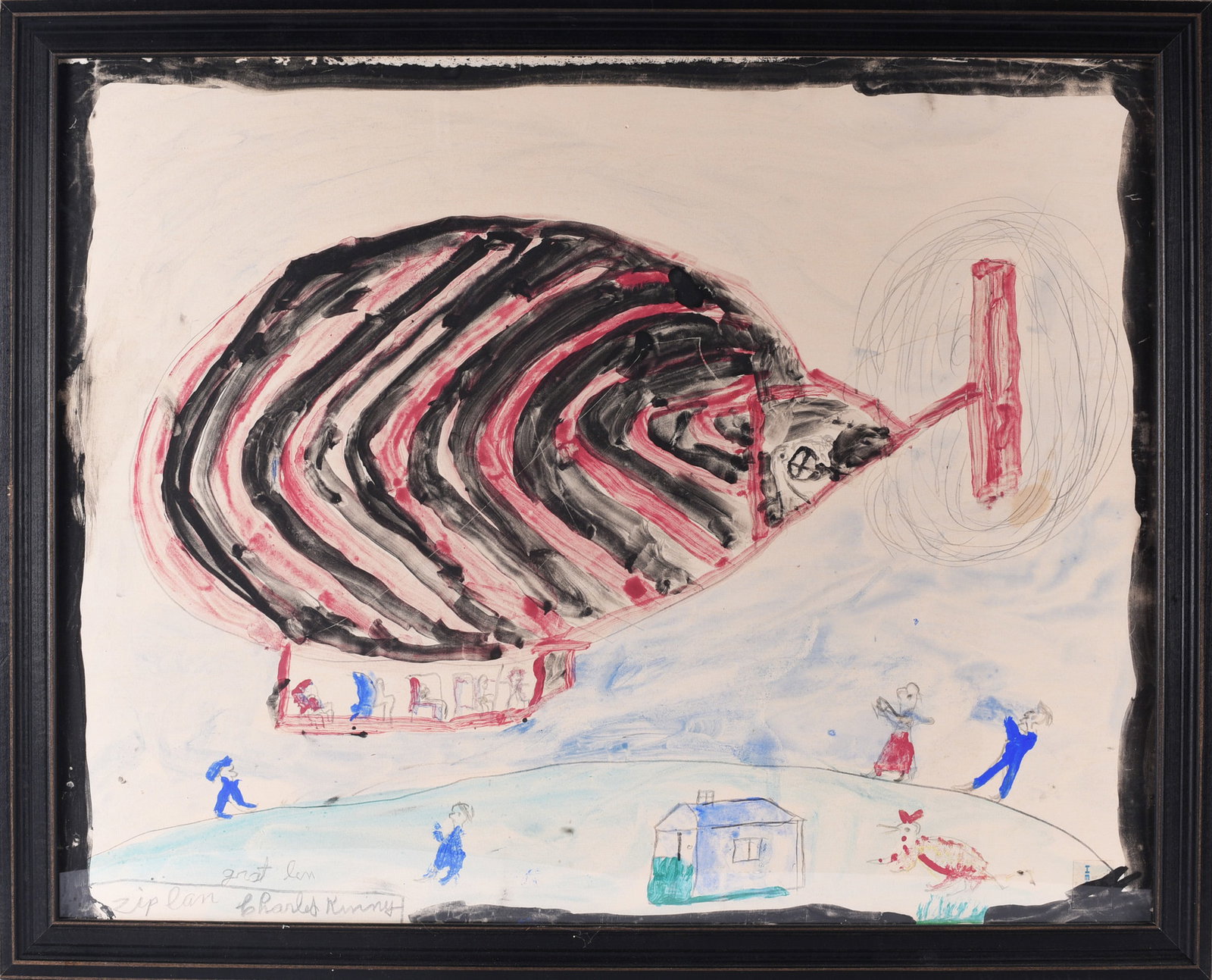 Charley Kinney Outsider Art Drawing (1 of 2)