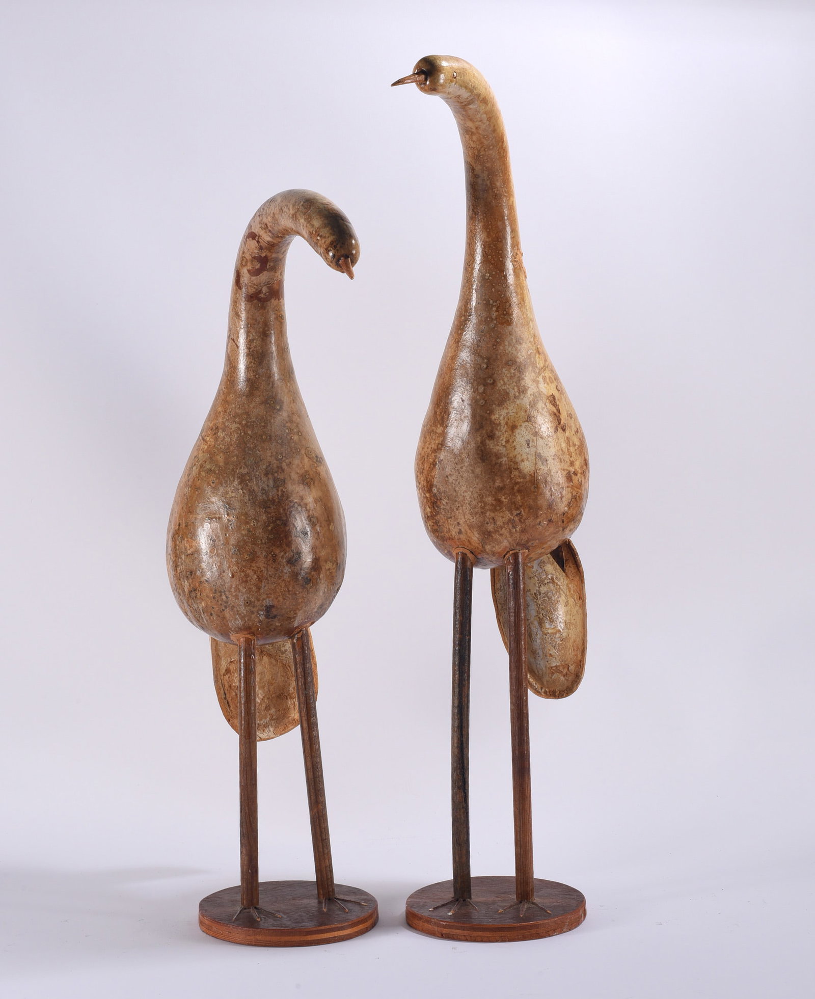 Russell Gillespie Folk Art Gourd Birds (1 of 2)