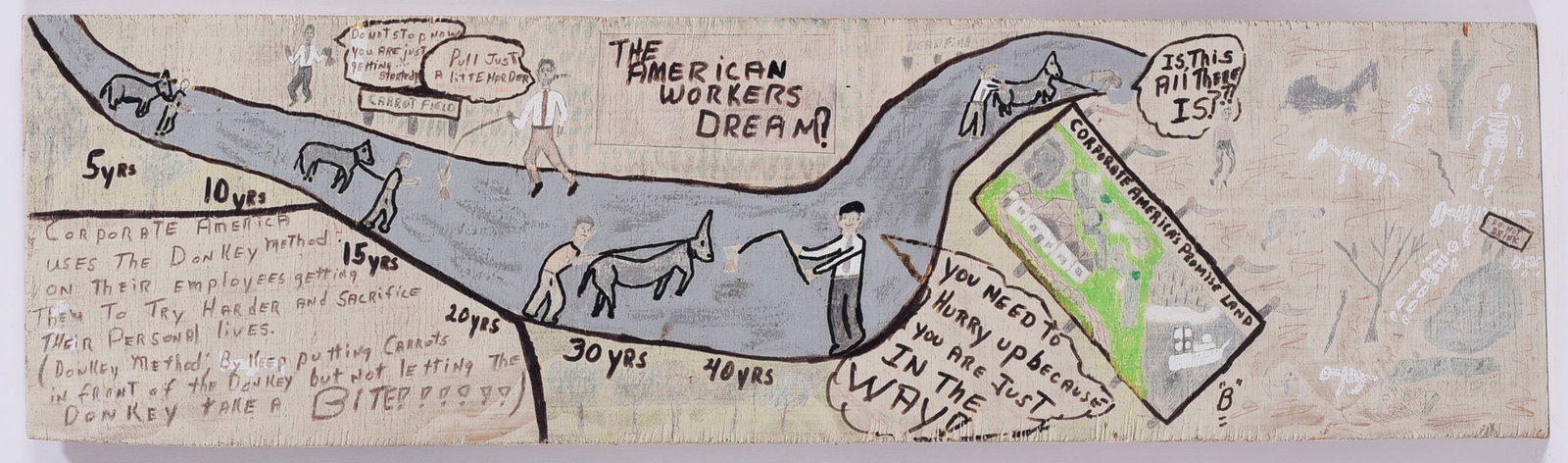 Jack Beverland Folk Art Painting (1 of 2)