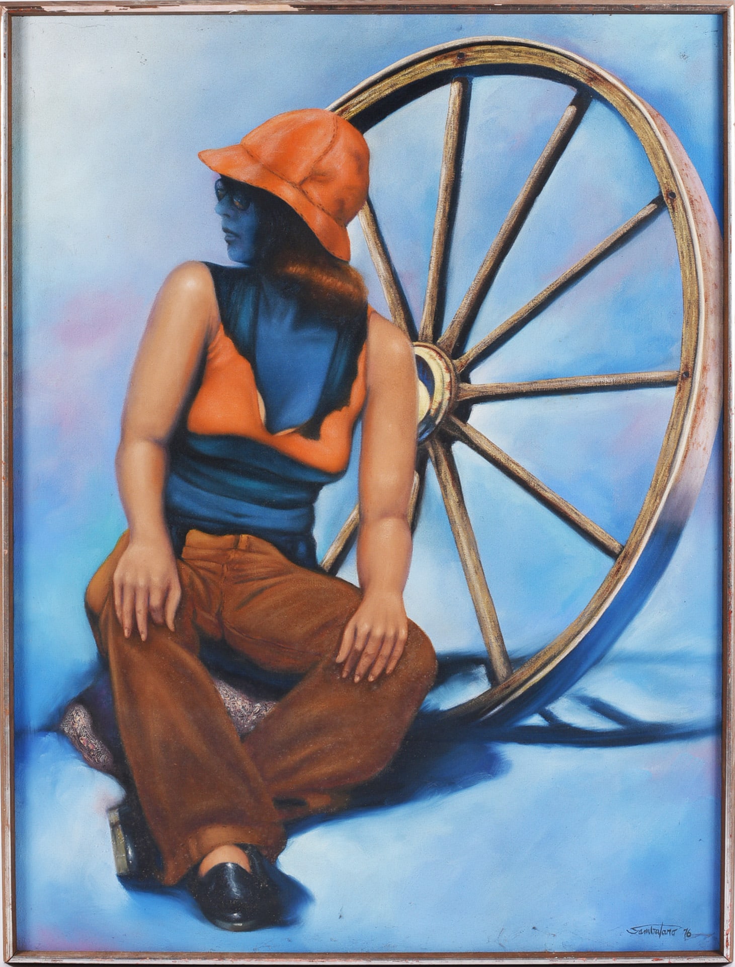 Joe Sambataro (b. 1947 - ) Painting on Canvas (1 of 2)