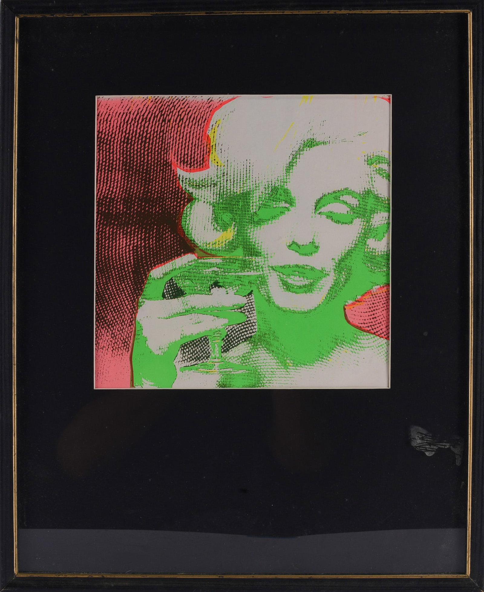 Marilyn Monroe Serigraph After Bert Stern: Color serigraph after Bert Stern featuring Marilyn Monroe in a vivid Pop Art palette. Based upon Stern’s celebrated photographs of Monroe from his 1962 “Last Sitting” sessions, with