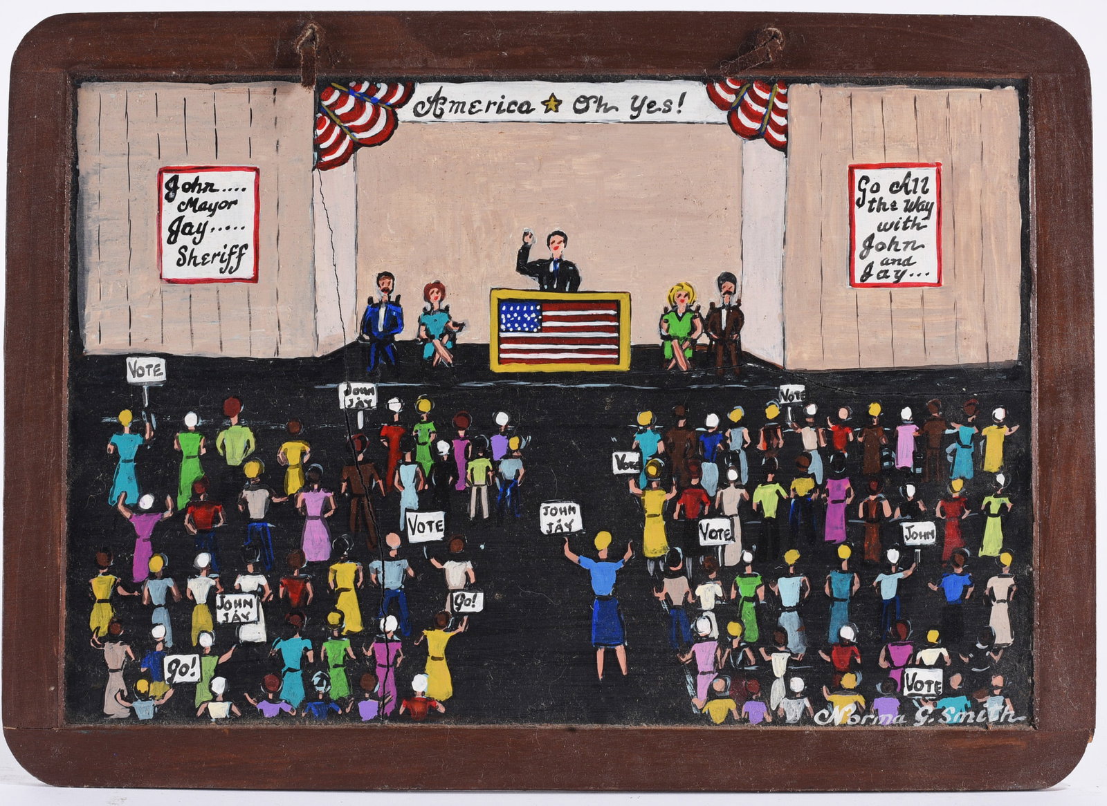 Norma G Smith Painting (1 of 2)