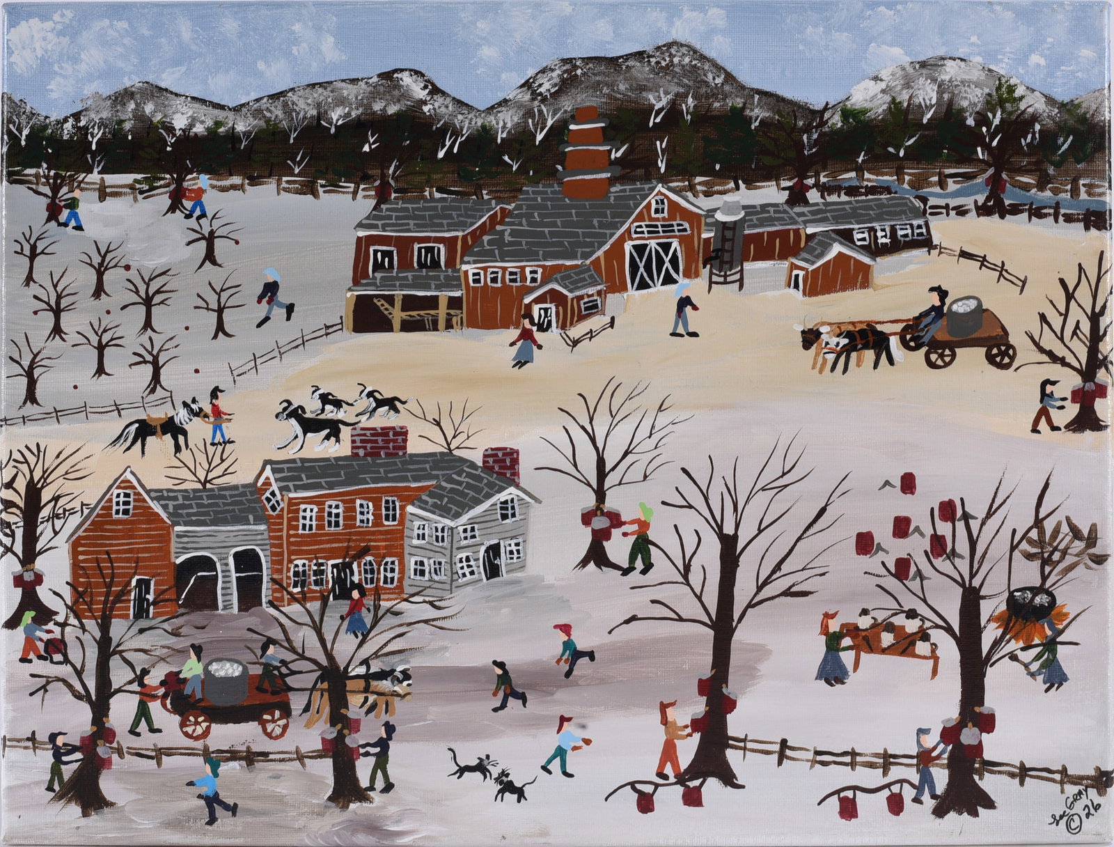 Lee Gray Self Taught Artist Painting (1 of 2)