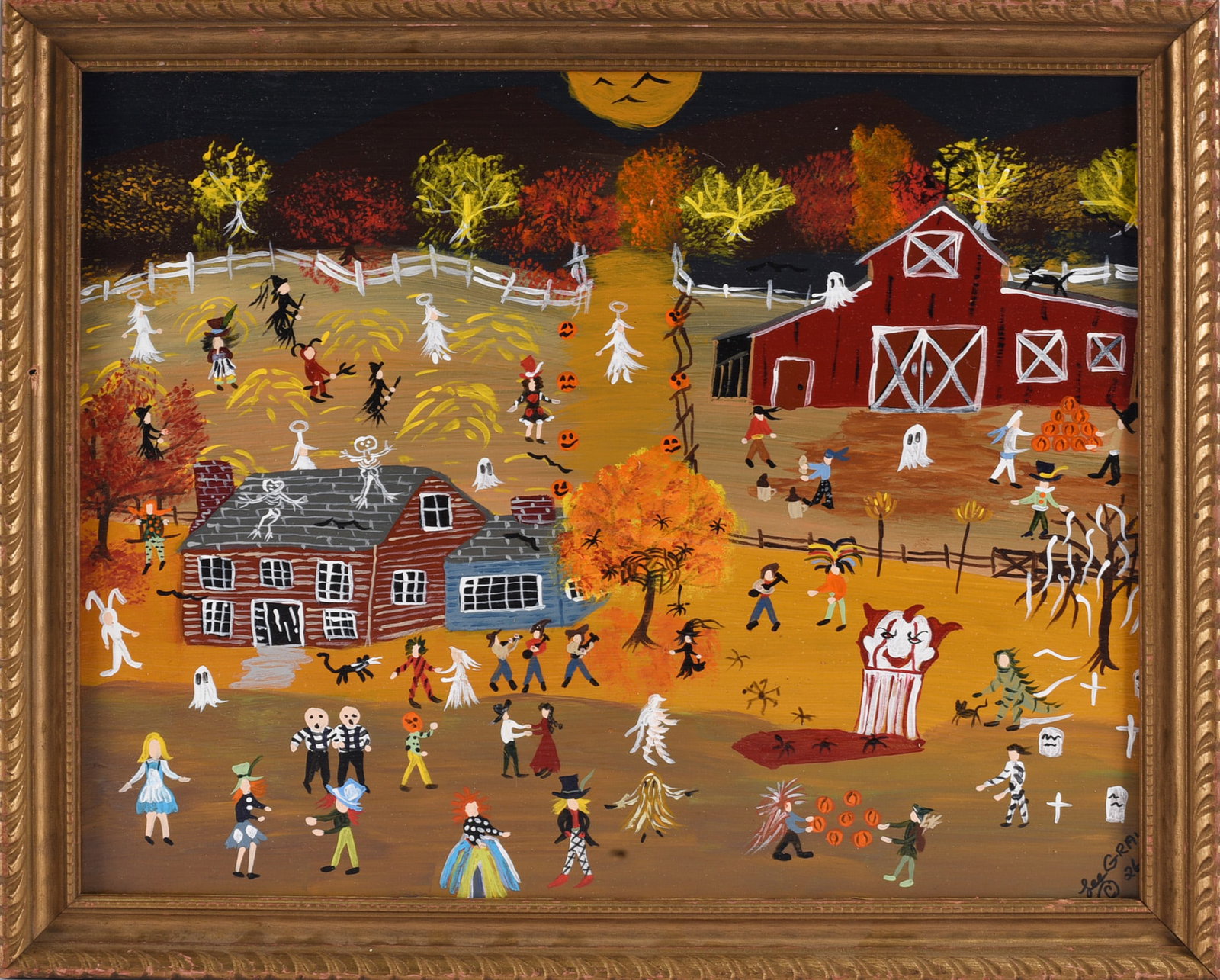 Lee Gray Self Taught Artist Painting (1 of 2)