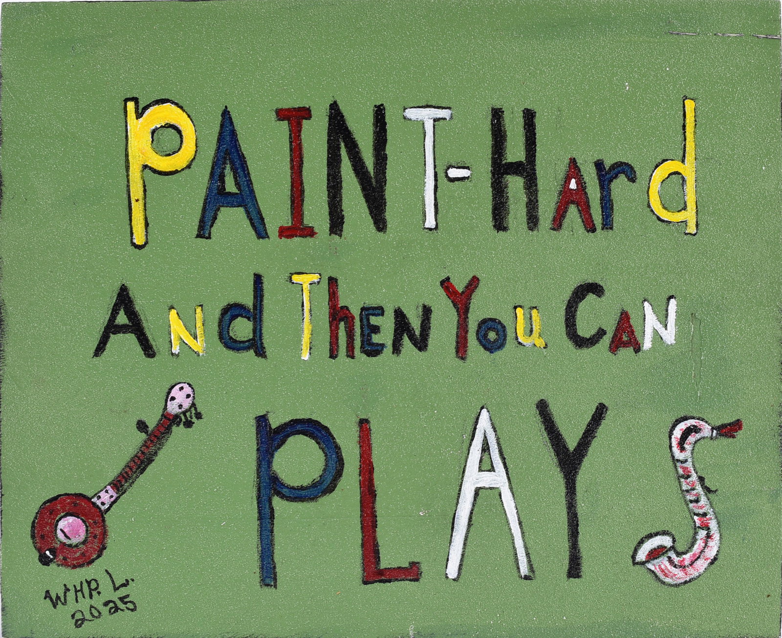 Wade Ledbetter Folk Art Painting (1 of 2)