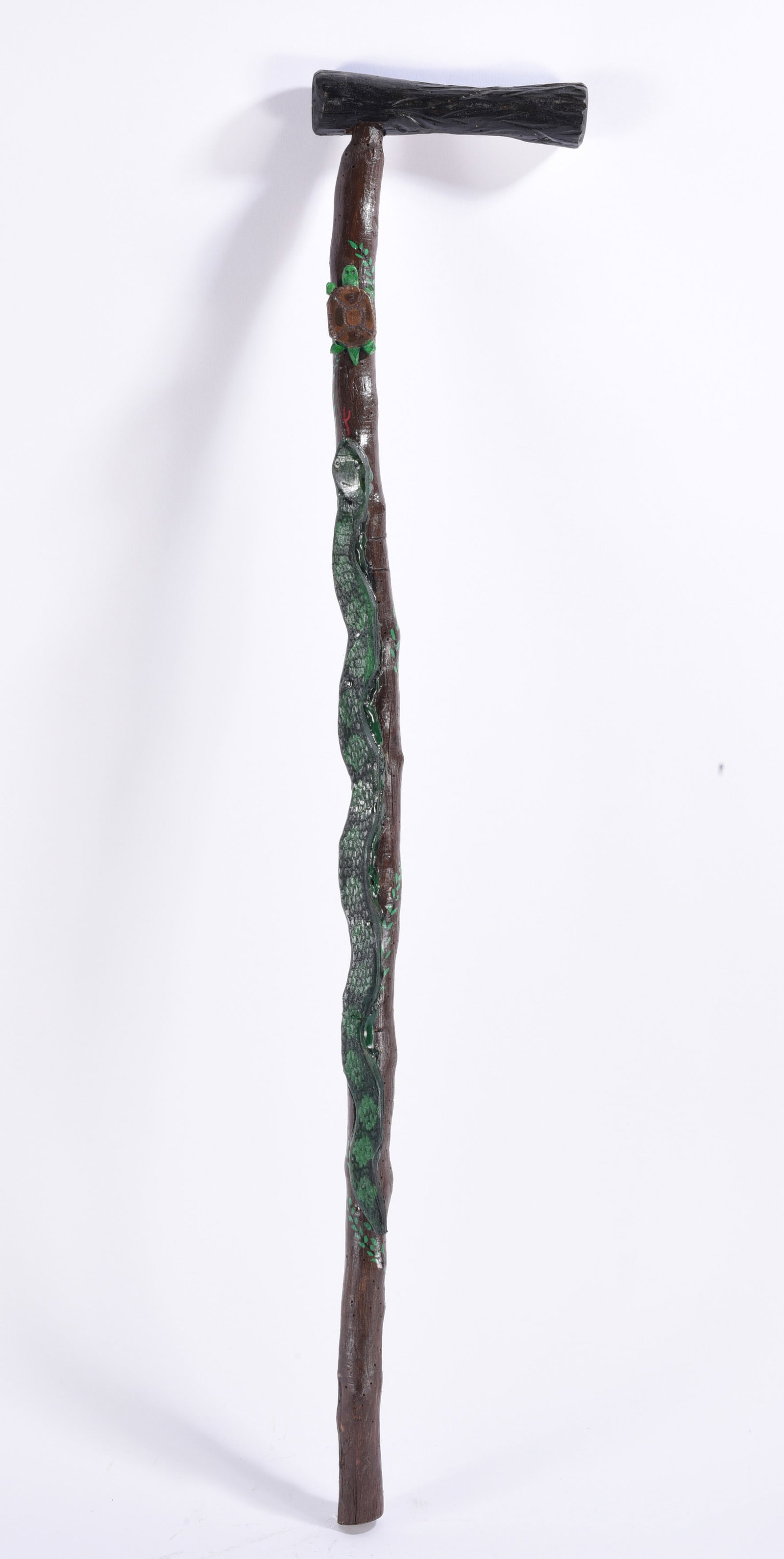 Richard Roebuck Folk Art Painted Cane Walking Stick (1 of 5)