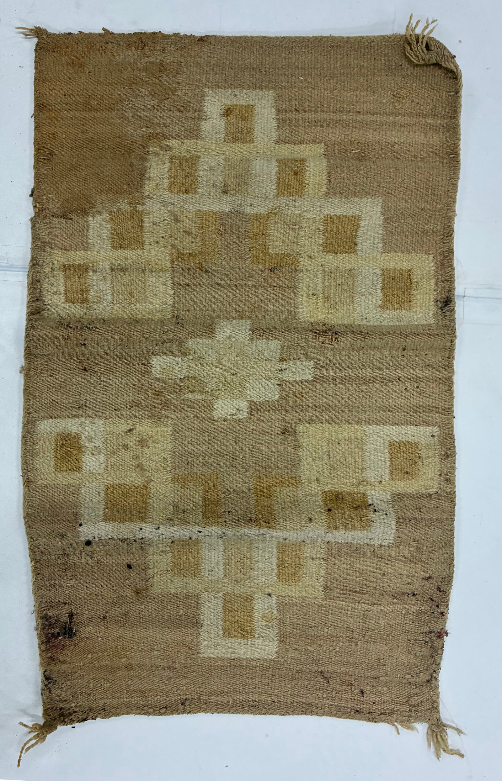 Vintage Handwoven Geometric Southwestern Textile (1 of 2)