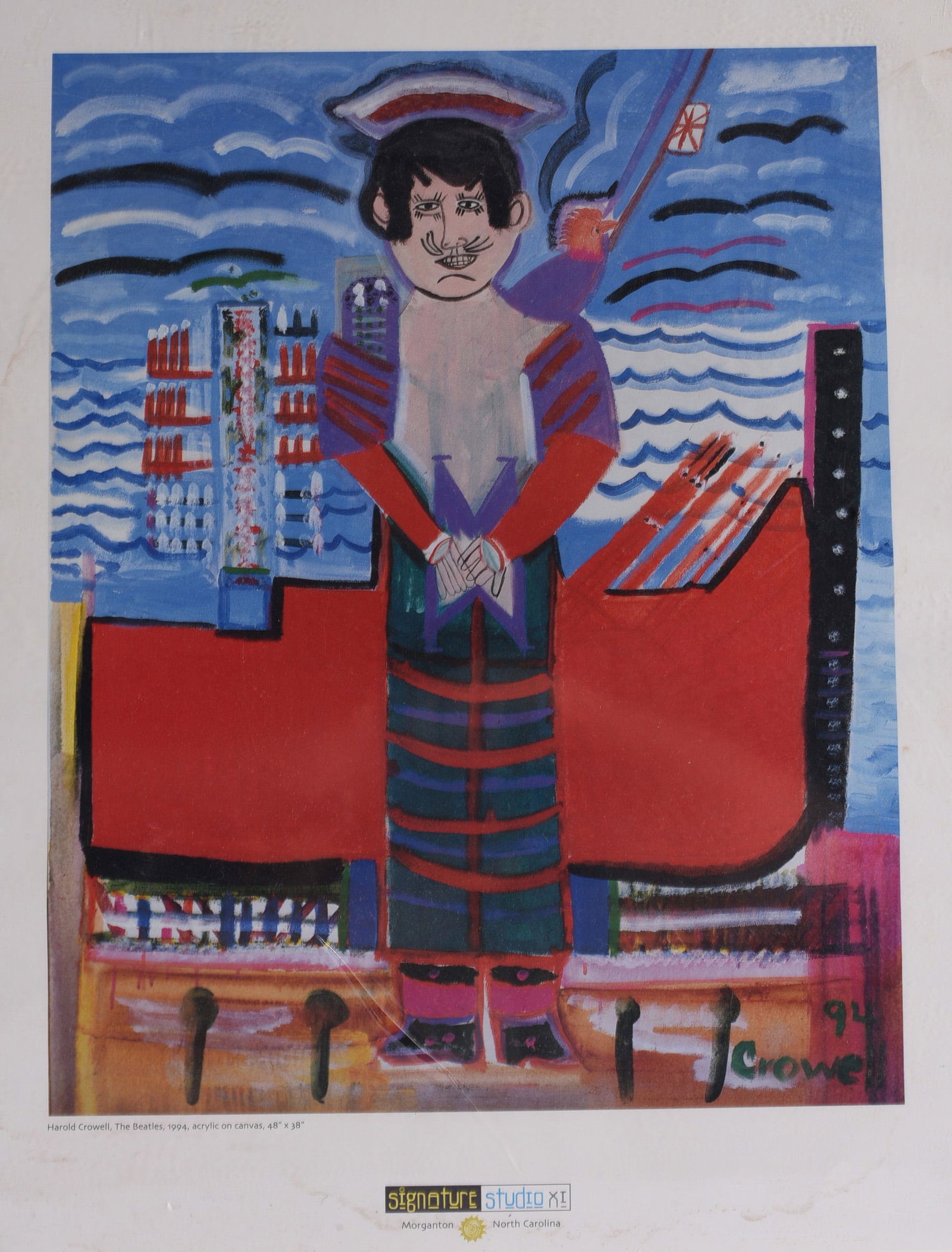 Harold Crowell Folk Art Poster (1 of 2)