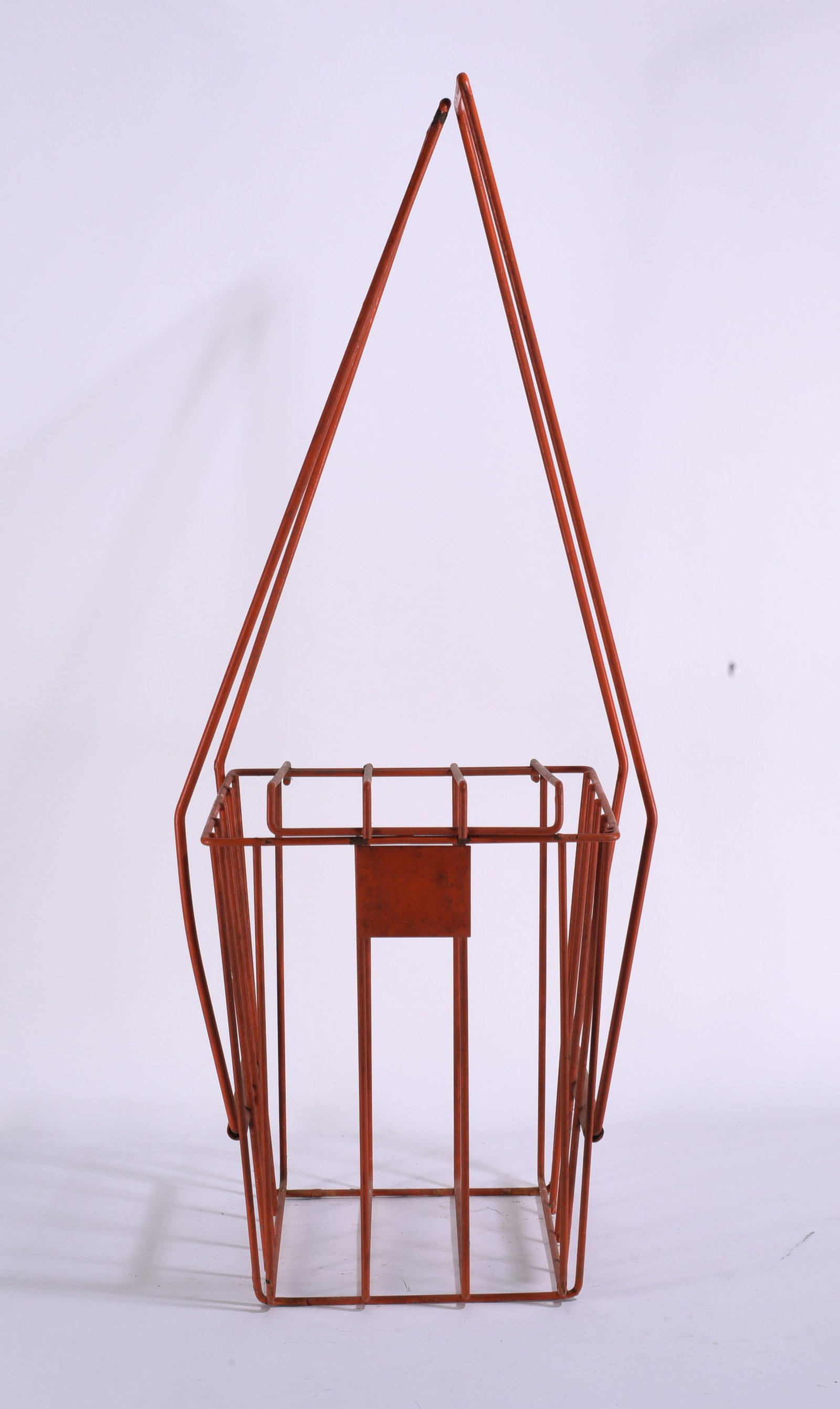 Vintage Red Wire Bicycle Basket (1 of 2)