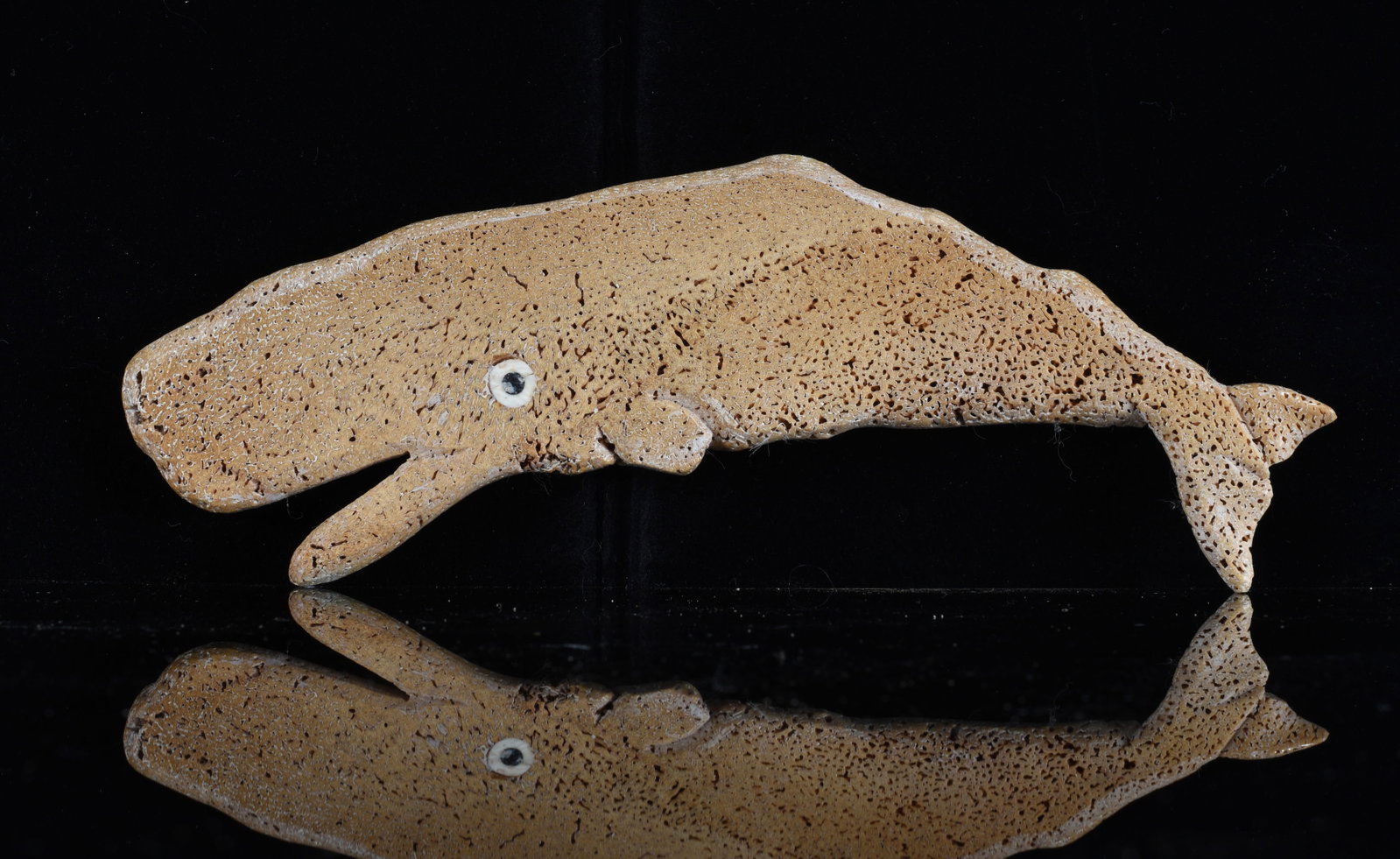 Inuit Carved Bone Seal or Sea Animal Figure (1 of 2)