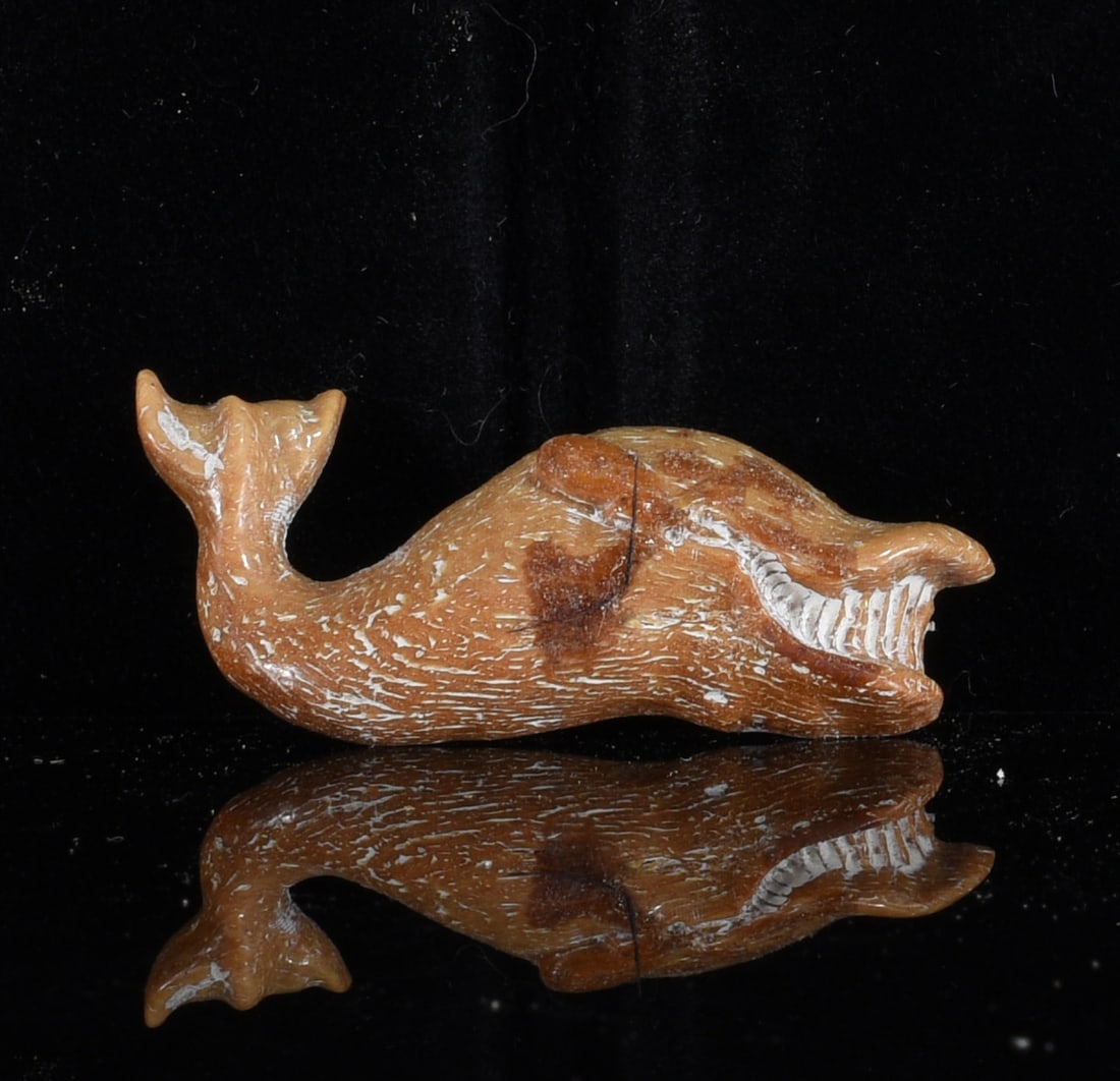 Inuit Carved Bone Whale Figure (1 of 2)