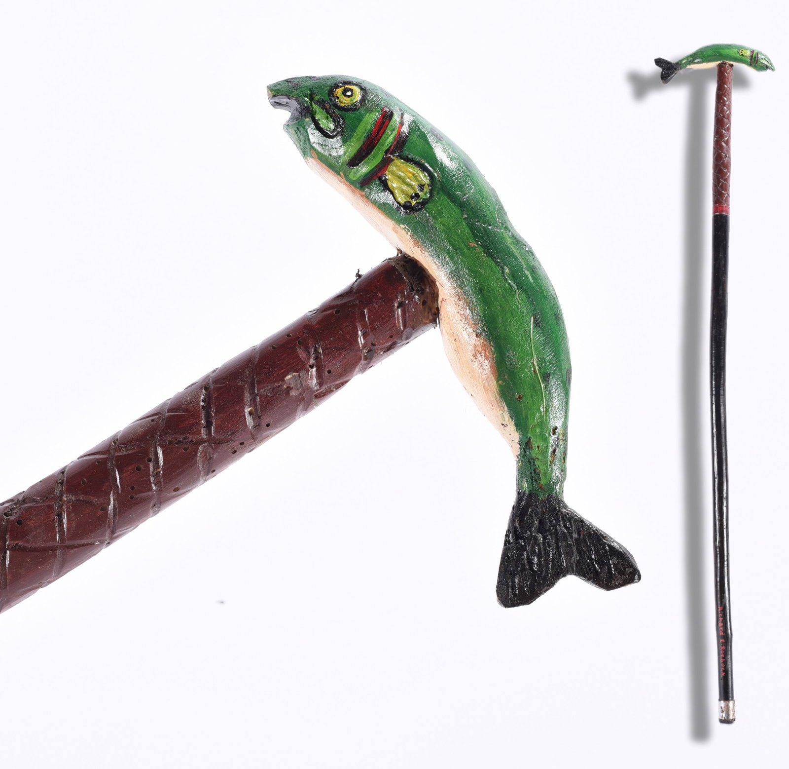 Richard Roebuck Folk Art Cane (1 of 2)