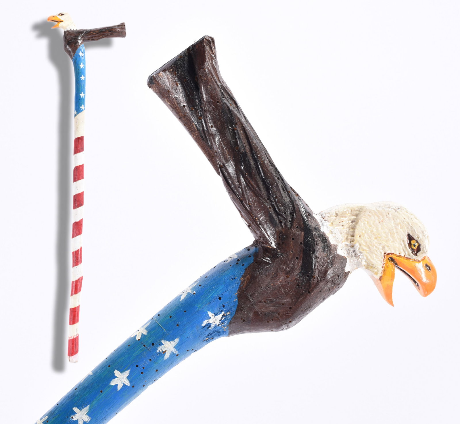 Richard Roebuck Folk Art Cane (1 of 3)