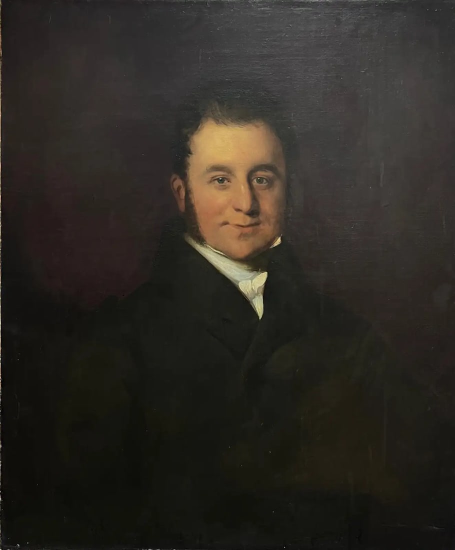 1830's British Oil Painting Large Portrait of a Distinguished Gentleman (1 of 8)