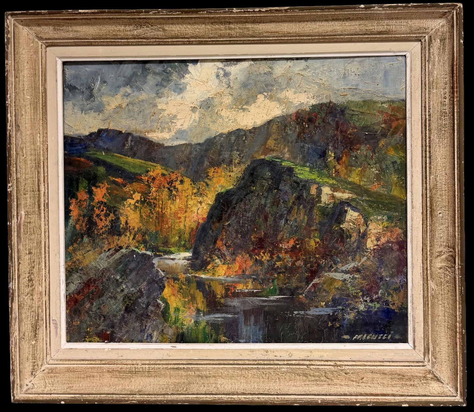 Robert Falcucci Gorges de l’Ouysse French Landscape Oil Painting (1 of 11)