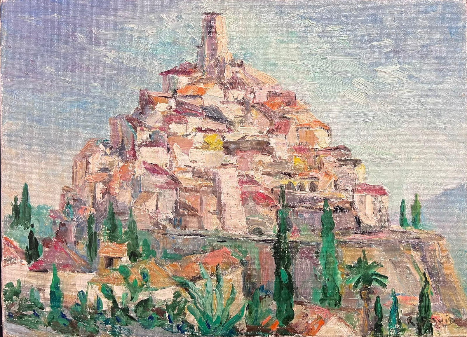 Regine David St Paul de Vence Provence Oil Painting (1 of 8)