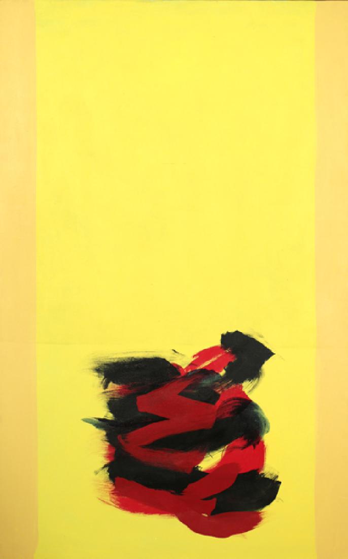 CLEVE GRAY AMERICAN 1918-2004: Alma (1976), acrylic on canvas, 61 x 38 in (154.9 x 96.5 cm), titled, signed and dated verso