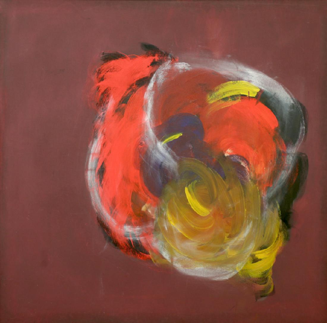 CLEVE GRAY AMERICAN 1918-2004: After Egypt II (1978), acrylic on canvas, 60 x 60 in (152.4 x 152.4 cm), signed, titled and dated verso