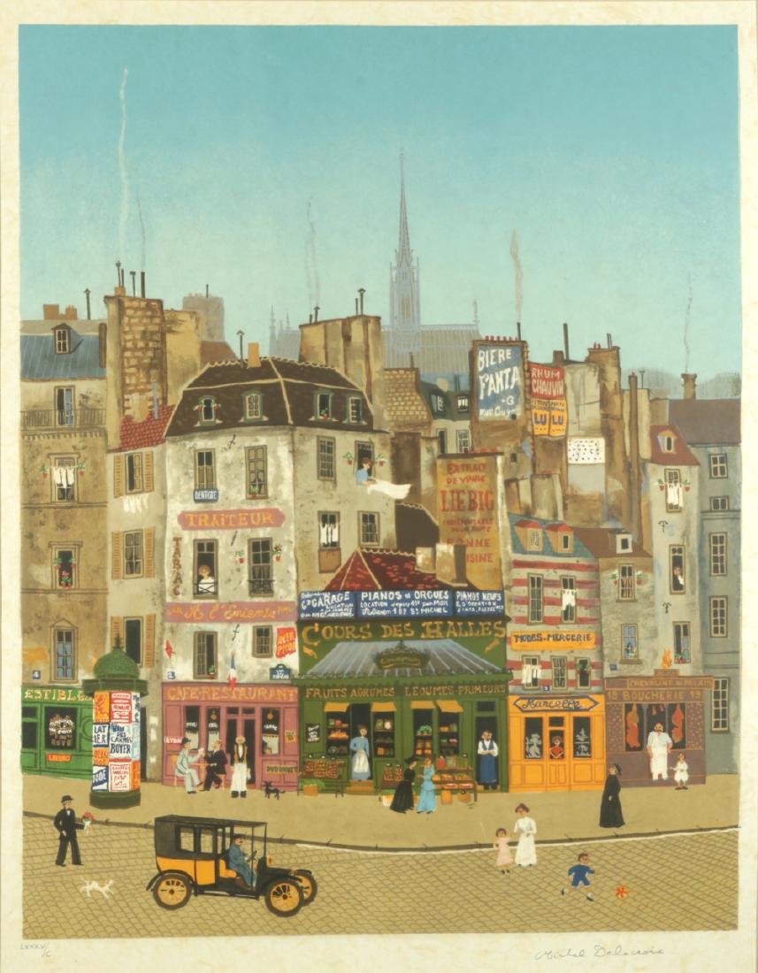 MICHEL DELACROIX FRENCH B.1933: MICHEL DELACROIX FRENCH B.1934