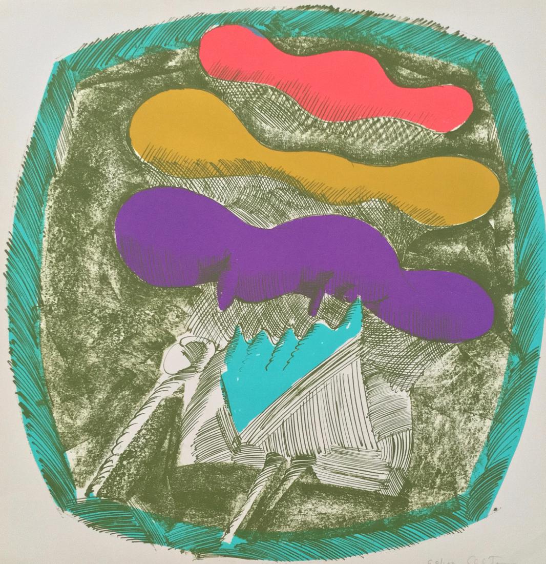 JOHN ALTOON AMERICAN 1925-1969: About Women Portfolio, Lithograph , 19 x 19 in (48.3 cm x 48.3 cm) , Pencil signed lower right, blind stamp lower right, 69/100