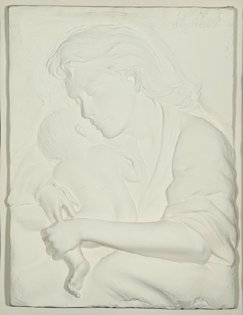BILL MACK AMERICAN B.1949: Young Girl, Bas Relief, 20 x 26 1/2 in (50.8 x 67.3 cm), signed lower right