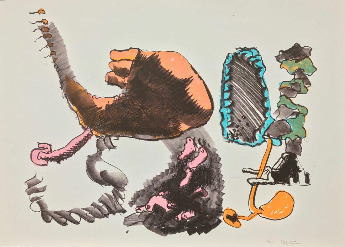 JOHN ALTOON AMERICAN 1925-1969: About Women Series, 1966, lithograph, 38 x19 in (96.5 x 48.2 cm), signed lower middle, EDITION: 7/40