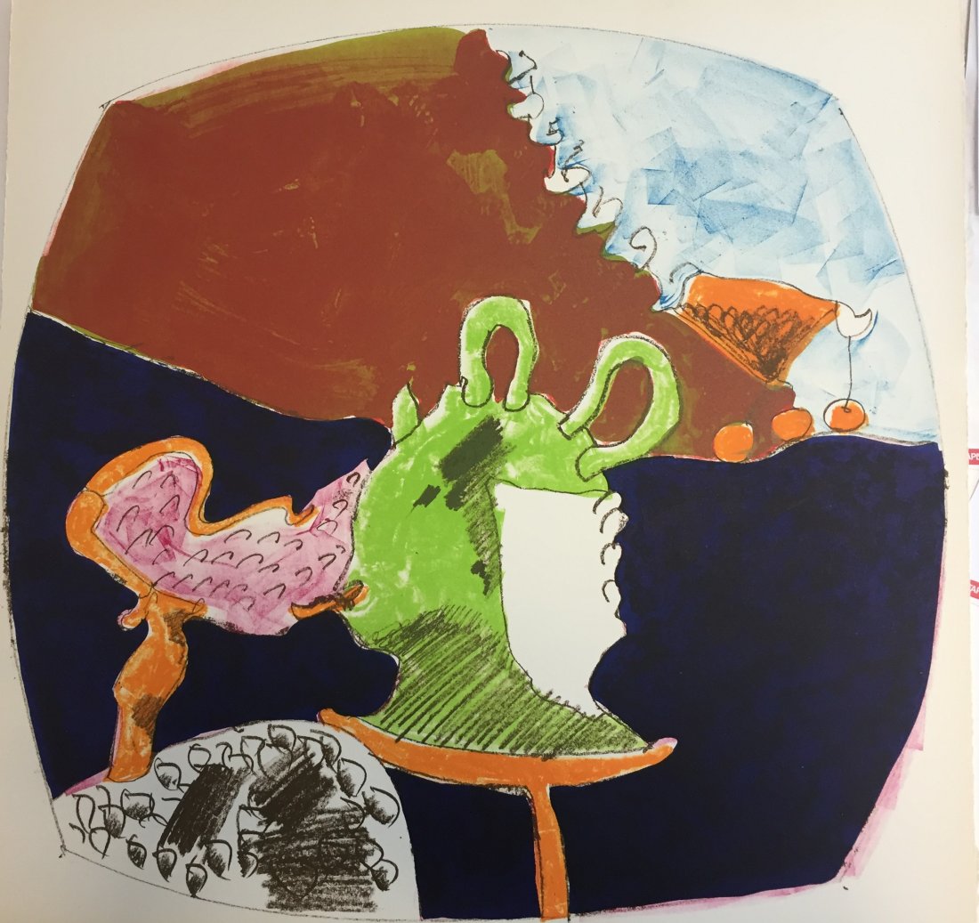 JOHN ALTOON AMERICAN 1925-1969: About Women Portfolio, Lithograph , 19 x 19 in (48.3 cm x 48.3 cm) , Pencil signed lower right, blind stamp lower right, ED 83/100.
