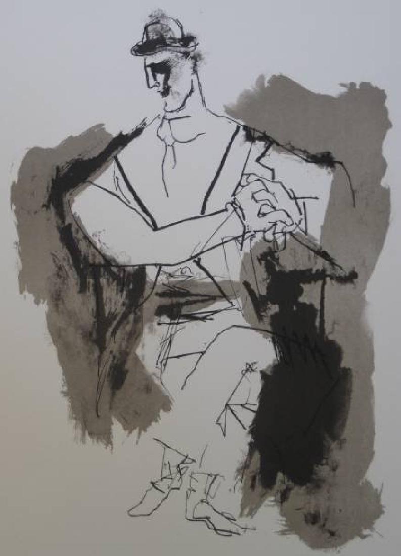 ABRAHAM RATTNER AMERICAN 1893-1978: Set of 4 lithographs 26. x 20 in. (66 x 50.8 cm) signed in pencil lower right