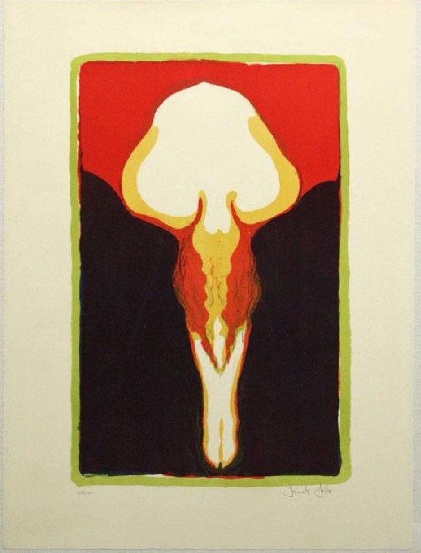 FRANK GALLO AMERICAN b.1933: Woman Leaning Over, lithograph, 23 3/4 x 15 1/2 in (60.3 x 39.4 cm), signed lower right, Edition: 201/250