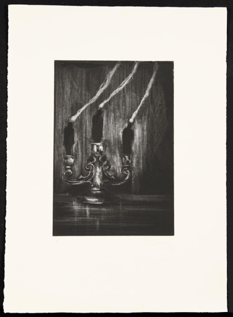 PAUL BENNEY BRITISH B.1959: Untitled, etching, 8 3/4 x 6 in (76.2 x 15.2 cm), pencil signed lower right, dated 1987, Edition P/P, Publisher Hudson River Editions