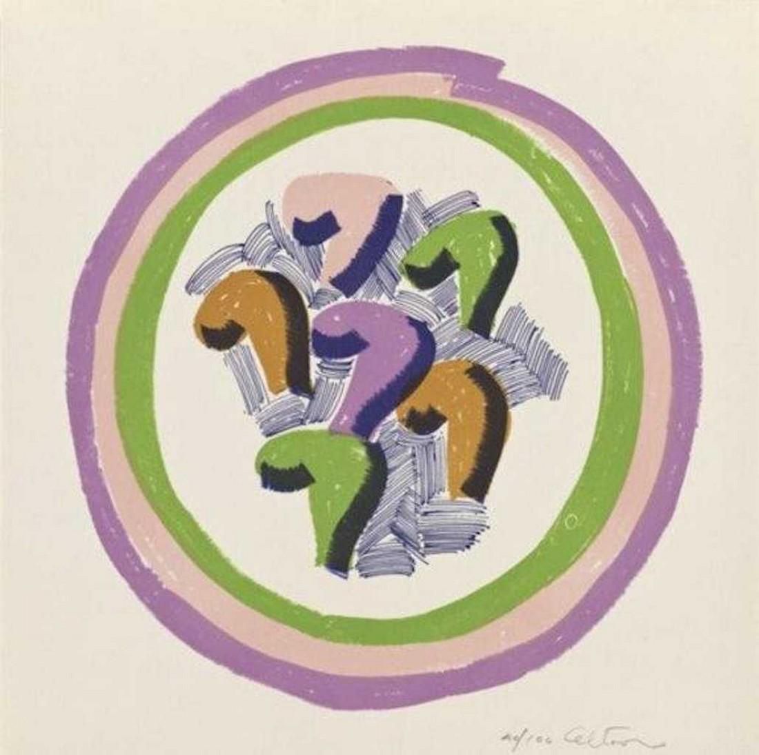 JOHN ALTOON AMERICAN 1922-1969: About Women Series, lithograph, 19 x 19 (48.2 x 48.2 CM), signed lower middle, EDITION: 48/100