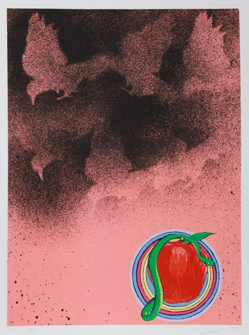 RITA SIMON AMERICAN B.1938: Garden of Eden (1979), lithograph, 35 1/4 x 26 in (89.5 x 66 cm), signed lower right, ED 280/300