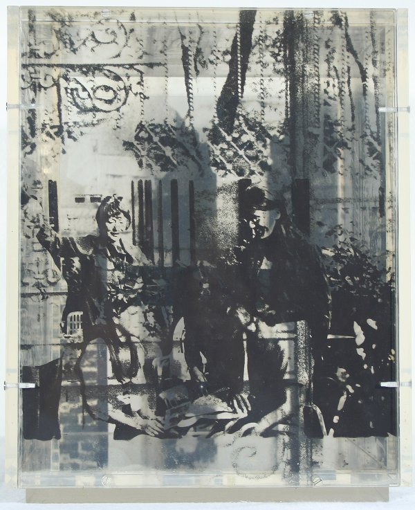 FOX (AMERICAN 20TH CENT) "Untitled": FOX, CONNIE (AMERICAN 20TH CENT) "Untitled" film on plexiglass, 9 x 8 x 7 in (22.9 x 20.3 x 17.8 cm), . PROVENANCE: Estate of Elaine DeKoonig