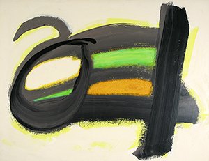 ETTING (AMERICAN 1905-1993) Abstract: ETTING , EMLEN POPE , AMERICAN , 1905-1993 , "Abstract" , acrylic , 25 1/4 x 19 in (64.1 x 48.3 cm) , signed lower right PROVENANCE: From the estate of the artist to a private collector, NYC.