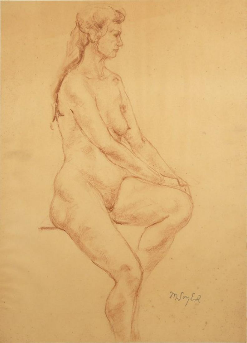 MOSES SOYER AMERICAN 1899-1974 (1 of 2)