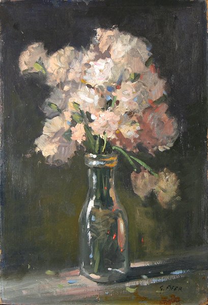 FIFER (AMERICAN 20TH CENTURY) Group of Seven: FIFER , GARY , AMERICAN , 20th CENTURY , "Group of Seven Still Life and Landscape" , oil on board and oil on canvas , various from 14 x 18 to 11 x 14 in (35.6 x 45.7 to 27.9 x 35.6 cm) , all signed lo