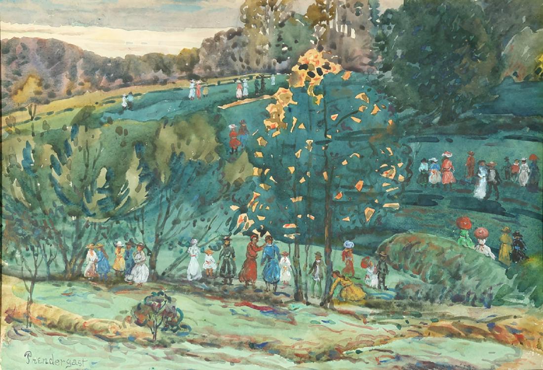 MAURICE BRAZIL PRENDERGAST AMERICAN 1858-1924 (1 of 4)