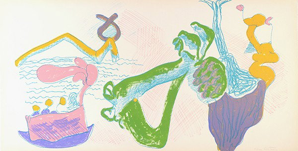 JOHN ALTOON (AMERICAN 1925-1969): JOHN ALTOON (AMERICAN 1925-1969) , "Among Women" , Lithograph in colors , 19 x 38 in (48.3 x 96.5) , pencil signed lower right, edition 51/100