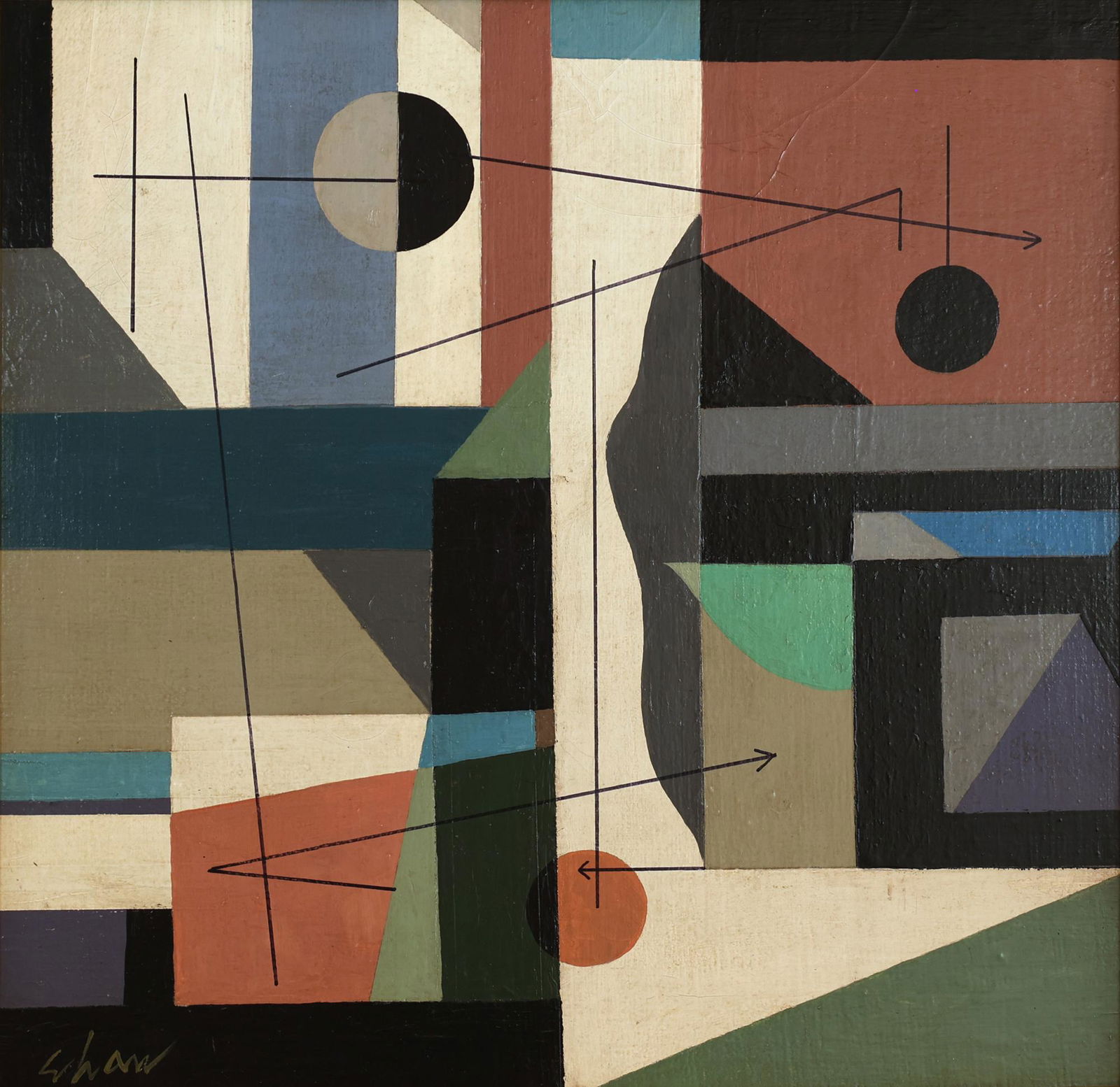 CHARLES GREEN SHAW AMERICAN 1892-1974 (1 of 4)