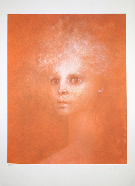 LEONOR FINI ARGENTINIAN 1907-1996 "Lost in Thought: , FINI LEONOR ARGENTINIAN 1907-1996 , "Lost in Thought" Dated 1980 , Lithograph , 21 x 29 in (53.3 x 73.7 cm) , signed lower right