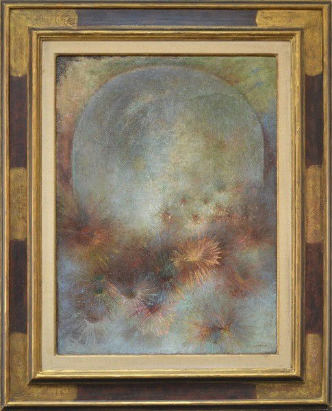 ODILON REDON ( FRENCH 1840-1916): ODILON REDON (FRENCH 1840-1916) Untitled oil on canvas 29 x 21 1/2 in (73.7 x 54.6 signed lower right