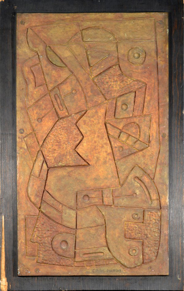 CARL LEWIS PAPPE (AMERICAN 1900-1998): CARL LEWIS PAPPE AMERICAN 1900-1998 "Untitled" Bronze 21 x 12 in (53.3 cm x 30.5 cm) signed lower middle