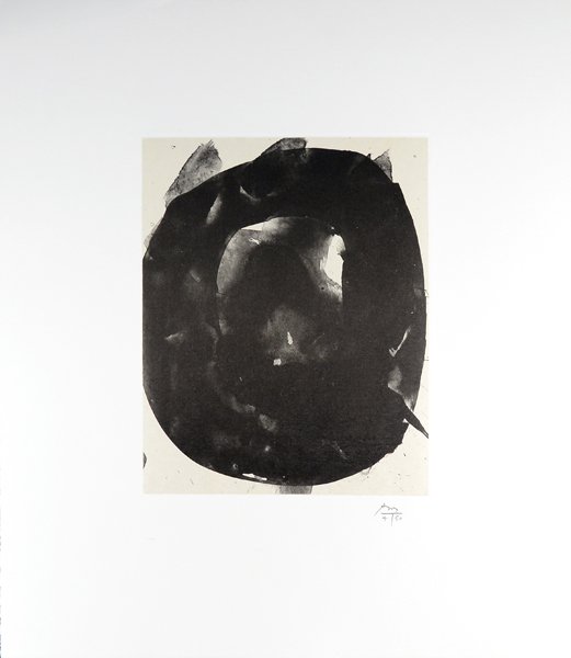 ROBERT MOTHERWELL (AMERICAN 1915-1991): ROBERT MOTHERWELL (AMERICAN 1915-1991) "Octavio Paz" Lithograph 13 3/4 x 10 5/8 in (64.5 x 54.6 cm) Pencil signed lower right. Edition 4/50.