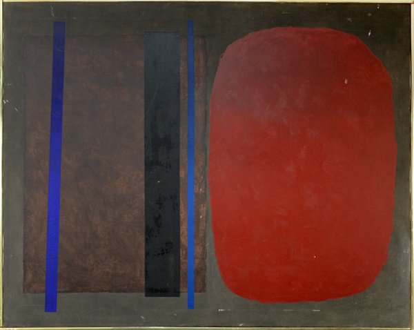 KYLE RANDOLPH MORRIS AMERICAN 1918-1979: KYLE RANDOLPH MORRIS AMERICAN 1918-1979 , "Fall-Winter Series, 64 NO. 15" Oil on canvas, 48 x 60 in 121.9 x 152.4 cm) signed, titled and dated verso PROVENANCE: From a private collector in Greenwich,