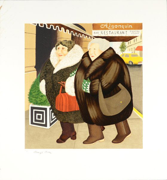 BERYL COOK (BRITISH 1926-2008): BERYL COOK (BRITISH 1926-2008)"Bar and Barbara", 2002 Original lithograph in color 21 X23 in (53 x 58 cm) pencil signed lower margin, Artist Proof