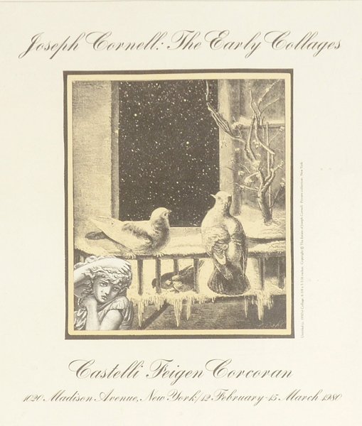 JOSEPH CORNELL (AMERICAN 1903-1972): Early Collages , lithograph , 24 x 18 in (60.9 x 45.7 cm)