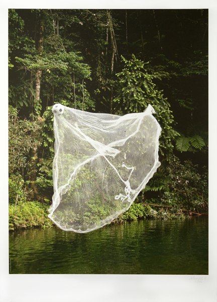 ALLORA & CALZADILLA PUERTO RICAN: "Untitled" 2013, pigment print on Japanese watercolor paper , 33.8 x 44 in (84 x 111 cm) pencil signed lower right, Edition 23/150. This lithograph is part of 2014 WORLD CUP BRAZIL FIFA selection.