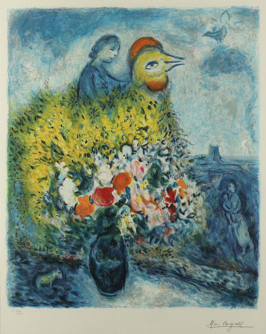 MARC CHAGALL RUSSIAN/FRENCH 1887-1985 (1 of 5)